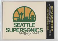 Seattle SuperSonics (Puzzle Back; Lakers Logo Visible)