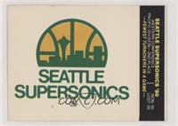 Seattle SuperSonics (Puzzle Back; Scorers Table Visiible)