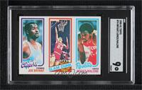 Bobby Jones, Moses Malone, Joe Bryant [SGC 9 MINT]