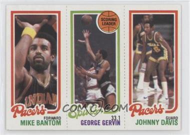 1980-81 Topps - [Base] #117-204-115 - Mike Bantom, George Gervin, Johnny Davis