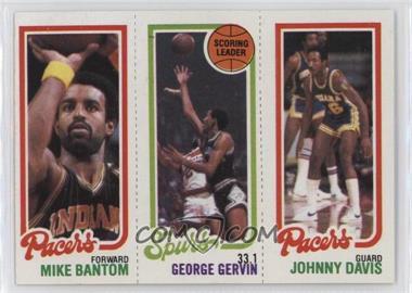 1980-81 Topps - [Base] #117-204-115 - Mike Bantom, George Gervin, Johnny Davis