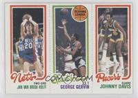 Jan Van Breda Kolff, George Gervin, Johnny Davis