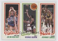 Jan Van Breda Kolff, George Gervin, Johnny Davis