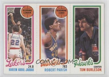 1980-81 Topps - [Base] #126-93-132 - Kareem Abdul-Jabbar, Robert Parish, Tom Burleson