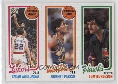 1980-81 Topps - [Base] #126-93-132 - Kareem Abdul-Jabbar, Robert Parish, Tom Burleson