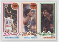 Kareem Abdul-Jabbar, Robert Parish, Tom Burleson