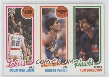 1980-81 Topps - [Base] #126-93-132 - Kareem Abdul-Jabbar, Robert Parish, Tom Burleson