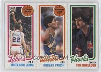 Kareem Abdul-Jabbar, Robert Parish, Tom Burleson