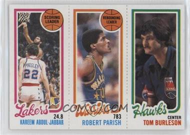 1980-81 Topps - [Base] #126-93-132 - Kareem Abdul-Jabbar, Robert Parish, Tom Burleson