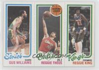 Gus Williams, Reggie Theus, Reggie King