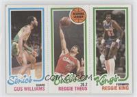 Gus Williams, Reggie Theus, Reggie King [Poor to Fair]