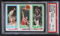 Gus Williams, Reggie Theus, Reggie King [PSA 8 NM‑MT]