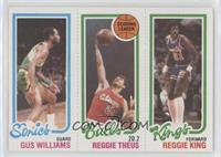 Gus Williams, Reggie Theus, Reggie King