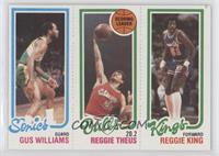 Gus Williams, Reggie Theus, Reggie King