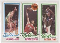 Gus Williams, Reggie Theus, Reggie King