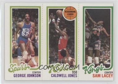 1980-81 Topps - [Base] #129-175-156 - Sam Lacey, Caldwell Jones, George Johnson