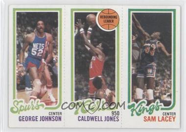 1980-81 Topps - [Base] #129-175-156 - Sam Lacey, Caldwell Jones, George Johnson [Good to VG‑EX]