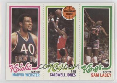1980-81 Topps - [Base] #129-175-172 - Marvin Webster, Caldwell Jones, Sam Lacey
