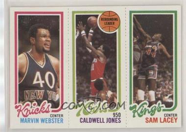 1980-81 Topps - [Base] #129-175-172 - Marvin Webster, Caldwell Jones, Sam Lacey