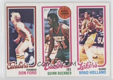 1980-81 Topps - [Base] #138-145-55 - Don Ford, Quinn Buckner, Brad Holland