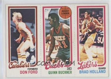 1980-81 Topps - [Base] #138-145-55 - Don Ford, Quinn Buckner, Brad Holland