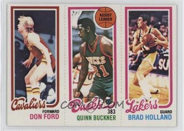 1980-81 Topps - [Base] #138-145-55 - Don Ford, Quinn Buckner, Brad Holland