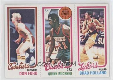 1980-81 Topps - [Base] #138-145-55 - Don Ford, Quinn Buckner, Brad Holland