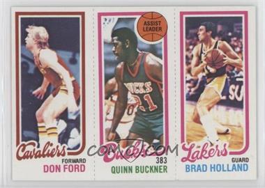 1980-81 Topps - [Base] #138-145-55 - Don Ford, Quinn Buckner, Brad Holland