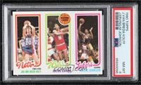 Jan Van Breda Kolff, Julius Erving, Magic Johnson [PSA 8 NM‑MT]