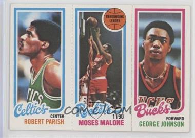 1980-81 Topps - [Base] #148-103-97 - Robert Parish, Moses Malone, George Johnson