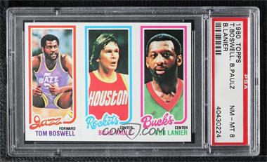 1980-81 Topps - [Base] #150-109-238 - Tom Boswell, Billy Paultz, Bob Lanier [PSA 8 NM‑MT]