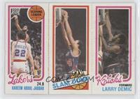 Kareem Abdul-Jabbar, Slam Dunk Star (John Shumate), Larry Demic