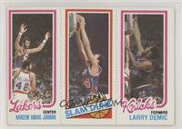 Kareem Abdul-Jabbar, Slam Dunk Star (John Shumate), Larry Demic