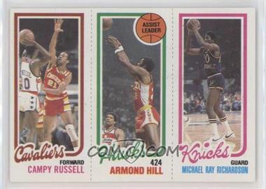 1980-81 Topps - [Base] #171-21-58 - Campy Russell, Armond Hill, Micheal Ray Richardson (Spelled Michael on Card)