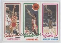 Campy Russell, Armond Hill, Micheal Ray Richardson (Spelled Michael on Card)