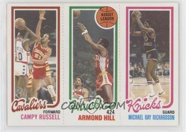 1980-81 Topps - [Base] #171-21-58 - Campy Russell, Armond Hill, Micheal Ray Richardson (Spelled Michael on Card)