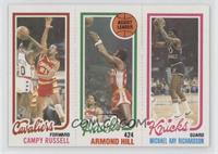 Campy Russell, Armond Hill, Micheal Ray Richardson (Spelled Michael on Card) [P…