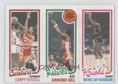 1980-81 Topps - [Base] #171-21-58 - Campy Russell, Armond Hill, Micheal Ray Richardson (Spelled Michael on Card)