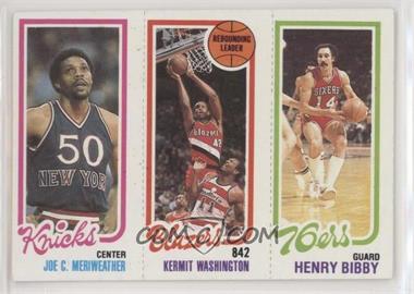 1980-81 Topps - [Base] #177-196-169 - Joe C. Meriweather, Kermit Washington, Henry Bibby [Good to VG‑EX]