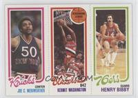 Joe C. Meriweather, Kermit Washington, Henry Bibby