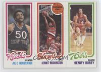 Joe C. Meriweather, Kermit Washington, Henry Bibby