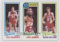 Rudy Tomjanovich, Eddie Johnson, Doug Collins