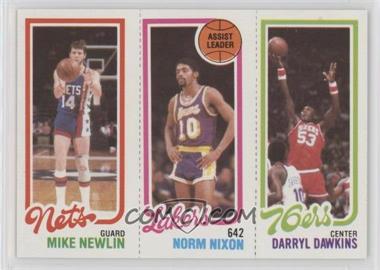 1980-81 Topps - [Base] #180-134-159 - Mike Newlin, Norm Nixon, Darryl Dawkins