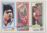 Jerome Whitehead, Artis Gilmore, Caldwell Jones