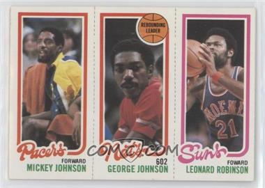 1980-81 Topps - [Base] #193-154-119 - Mickey Johnson, George Johnson, Leonard Robinson