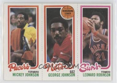 1980-81 Topps - [Base] #193-154-119 - Mickey Johnson, George Johnson, Leonard Robinson