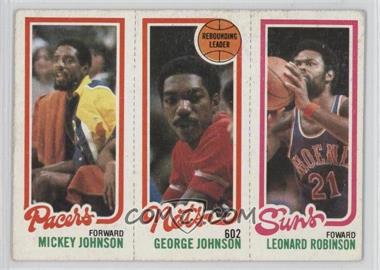 1980-81 Topps - [Base] #193-154-119 - Mickey Johnson, George Johnson, Leonard Robinson [Good to VG‑EX]
