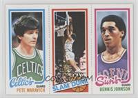 Pete Maravich, Dennis Johnson, World B. Free