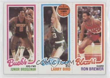 1980-81 Topps - [Base] #198-31-146 - Junior Bridgeman, Larry Bird, Ron Brewer