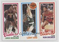 Junior Bridgeman, Larry Bird, Ron Brewer